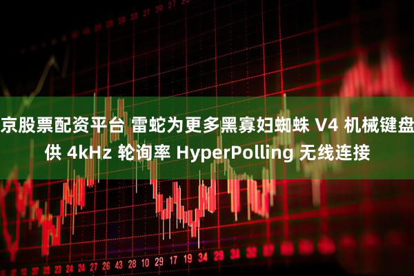 南京股票配资平台 雷蛇为更多黑寡妇蜘蛛 V4 机械键盘提供 4kHz 轮询率 HyperPolling 无线连接